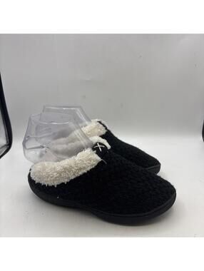 AEROSOLES FAUX LEATHER SLIPPERS WITH WOOL LINING Size 5-6 Small